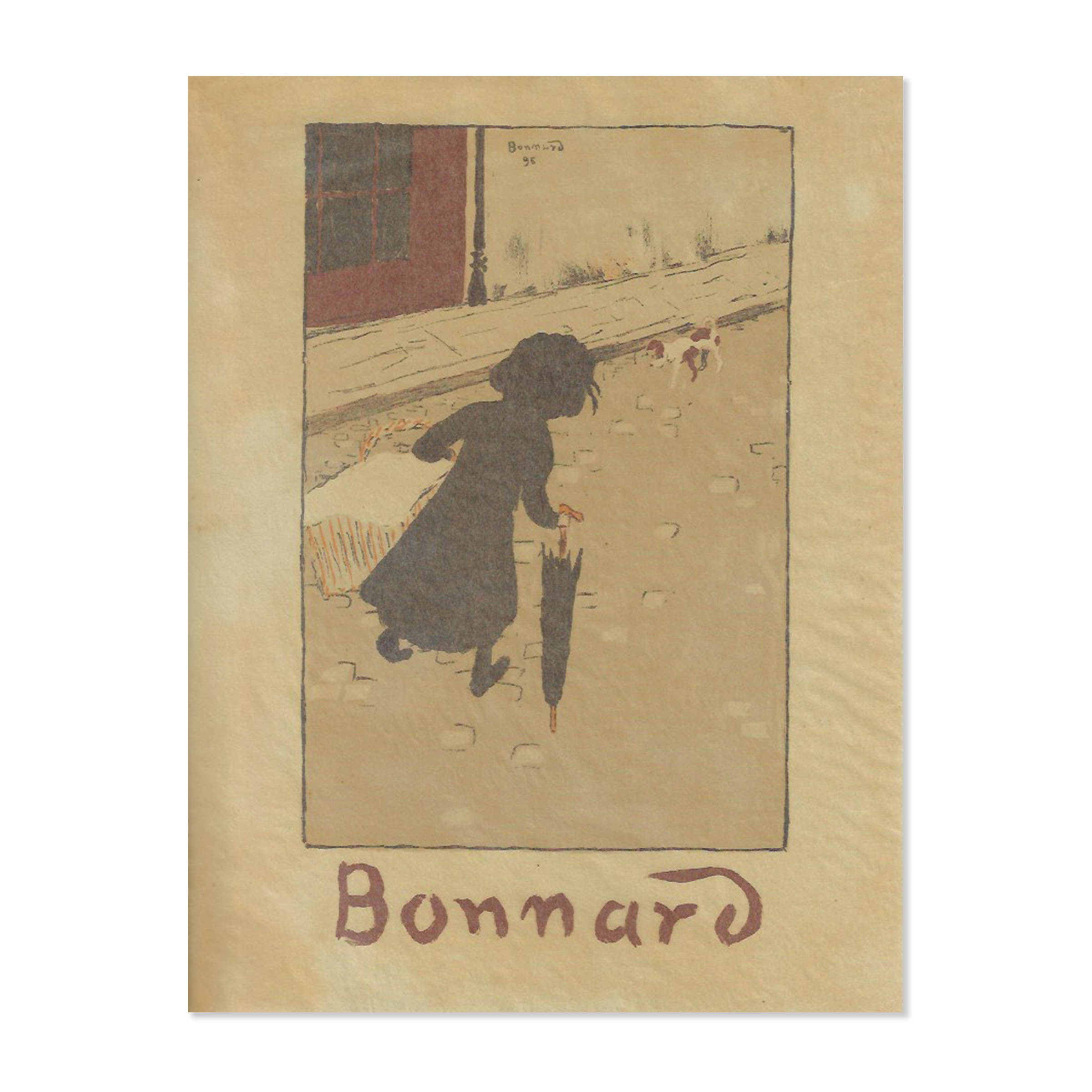 Bonnard Lithographe. Cover view recto