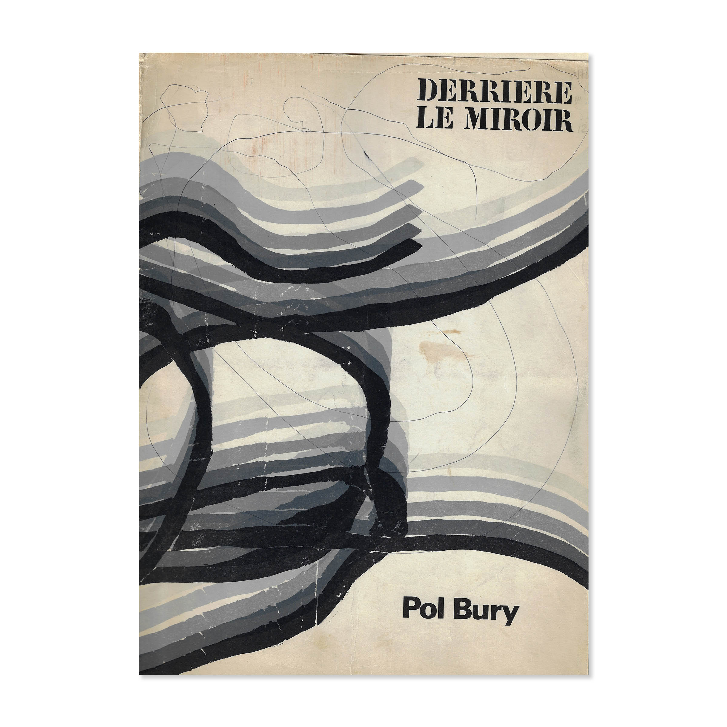 Derrière Le Miroir. Pol Bury. Cover view