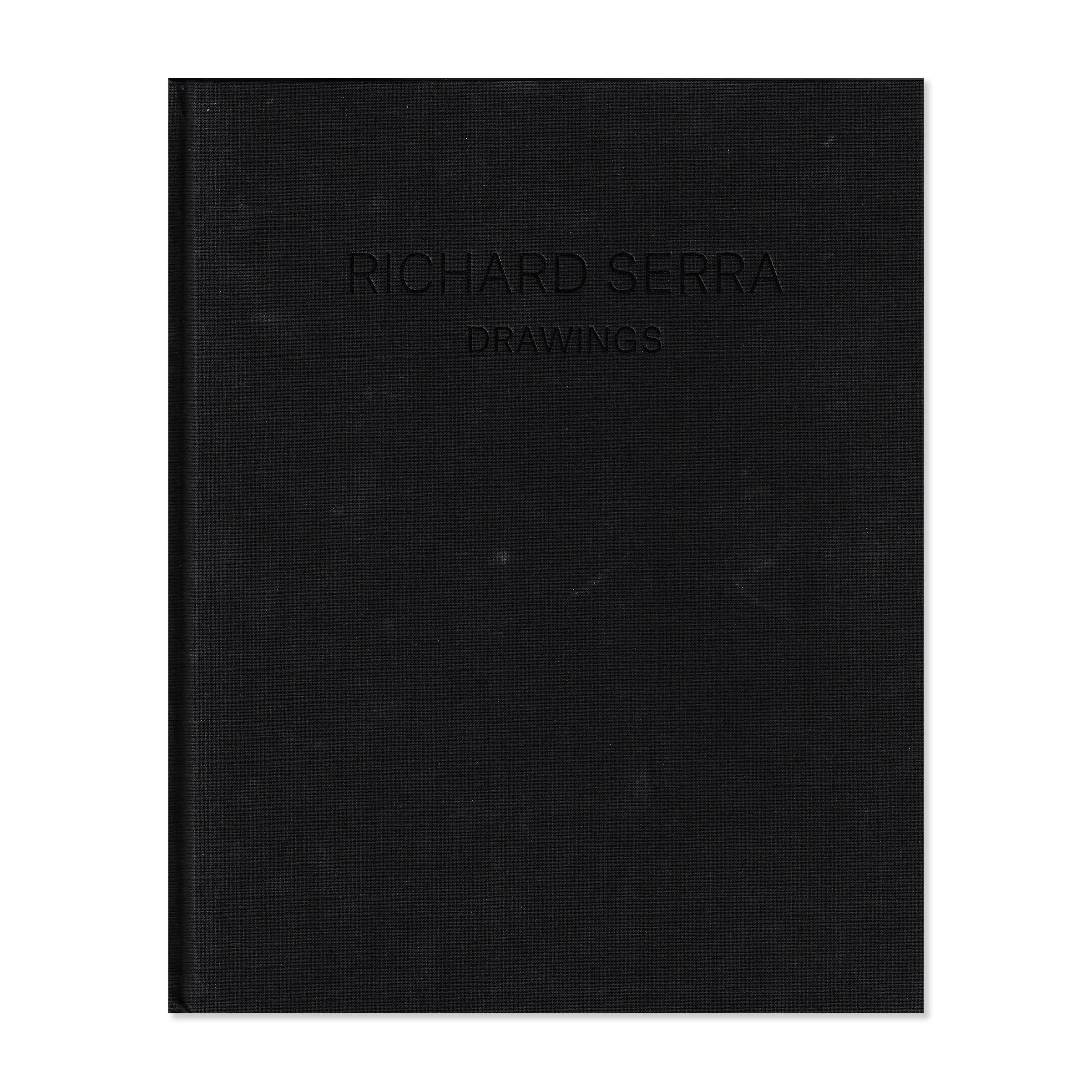 Richard Serra. Drawings. Cover view