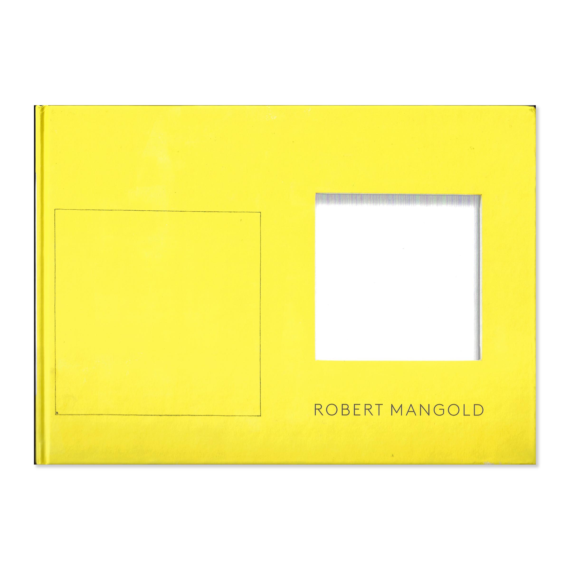 Robert Mangold Pace gallery catalogue cover