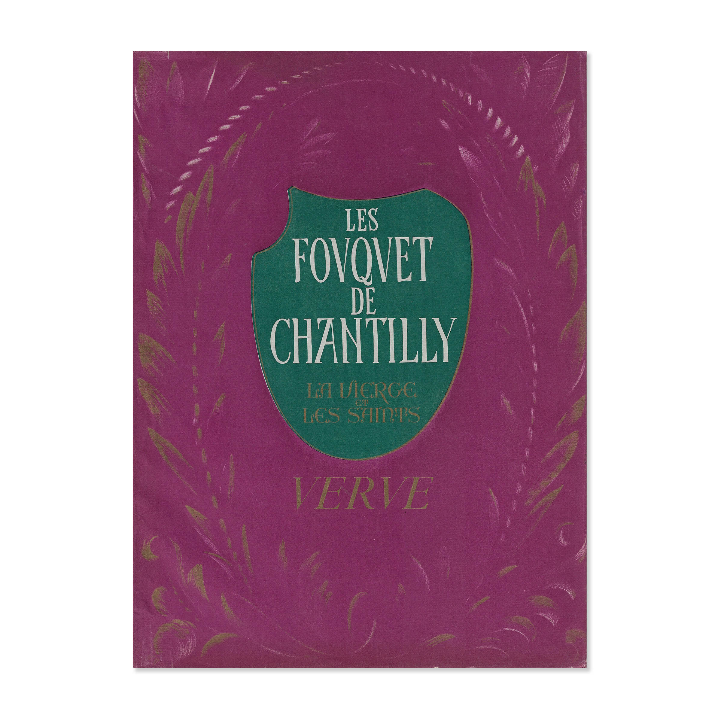 Verve 12. Les fouquet de Chantilly. Cover view