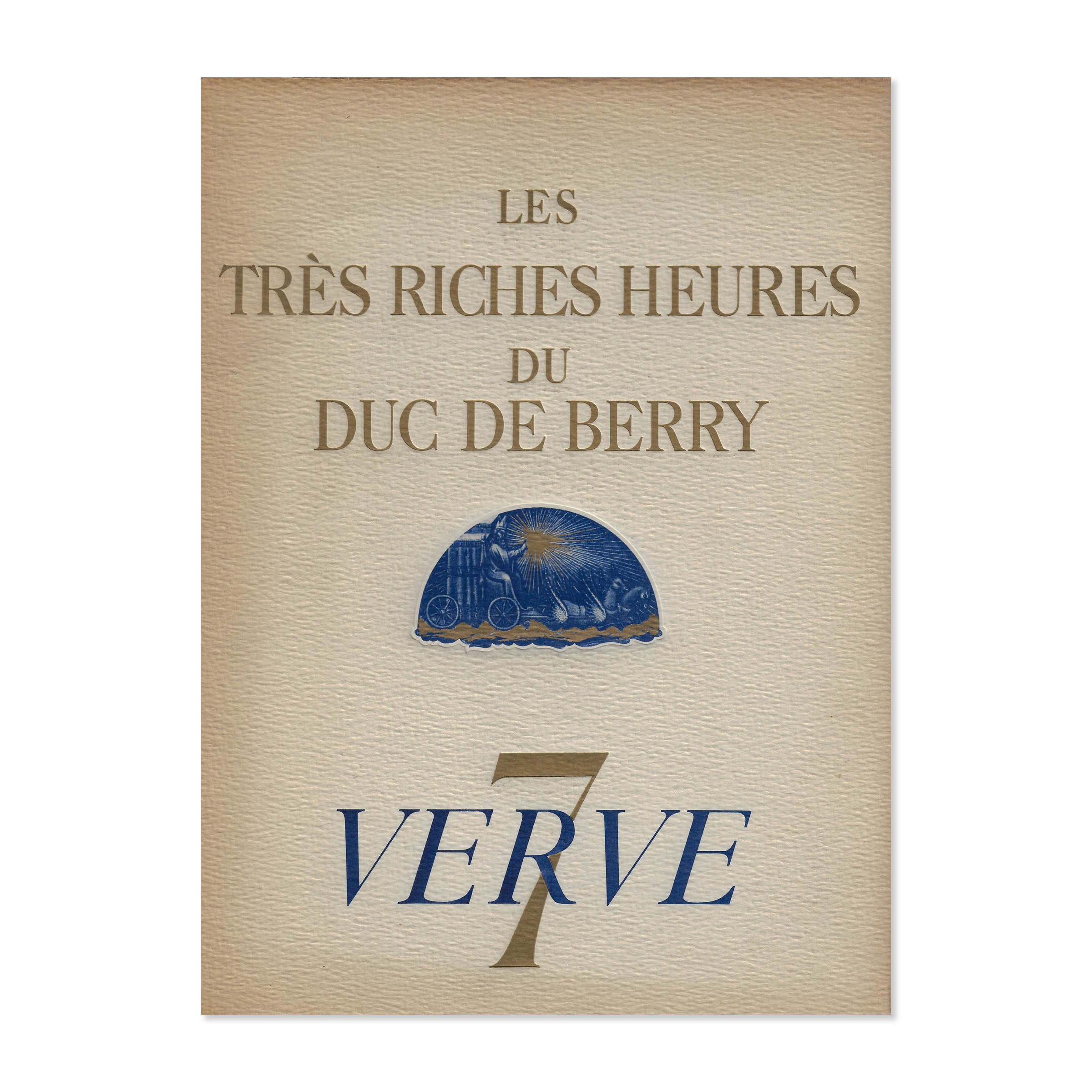 Verve 7. Les très riches heures du Duc de Berry. Cover view