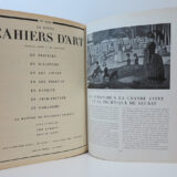 Cahiers d'art 1928. Page view
