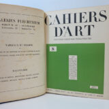 Cahiers d'art 1928. Issue 8