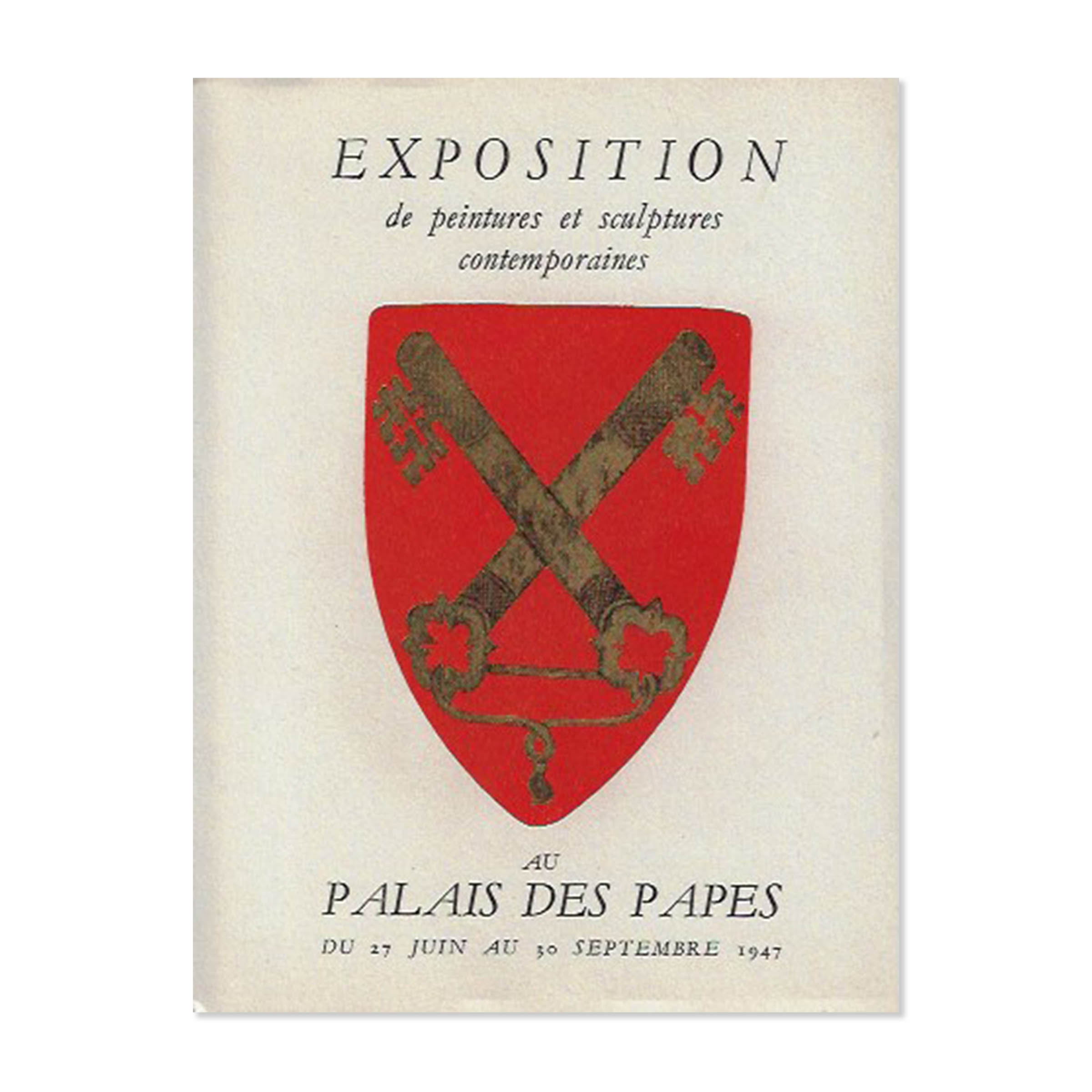 Exposition palais des papes. Cover view