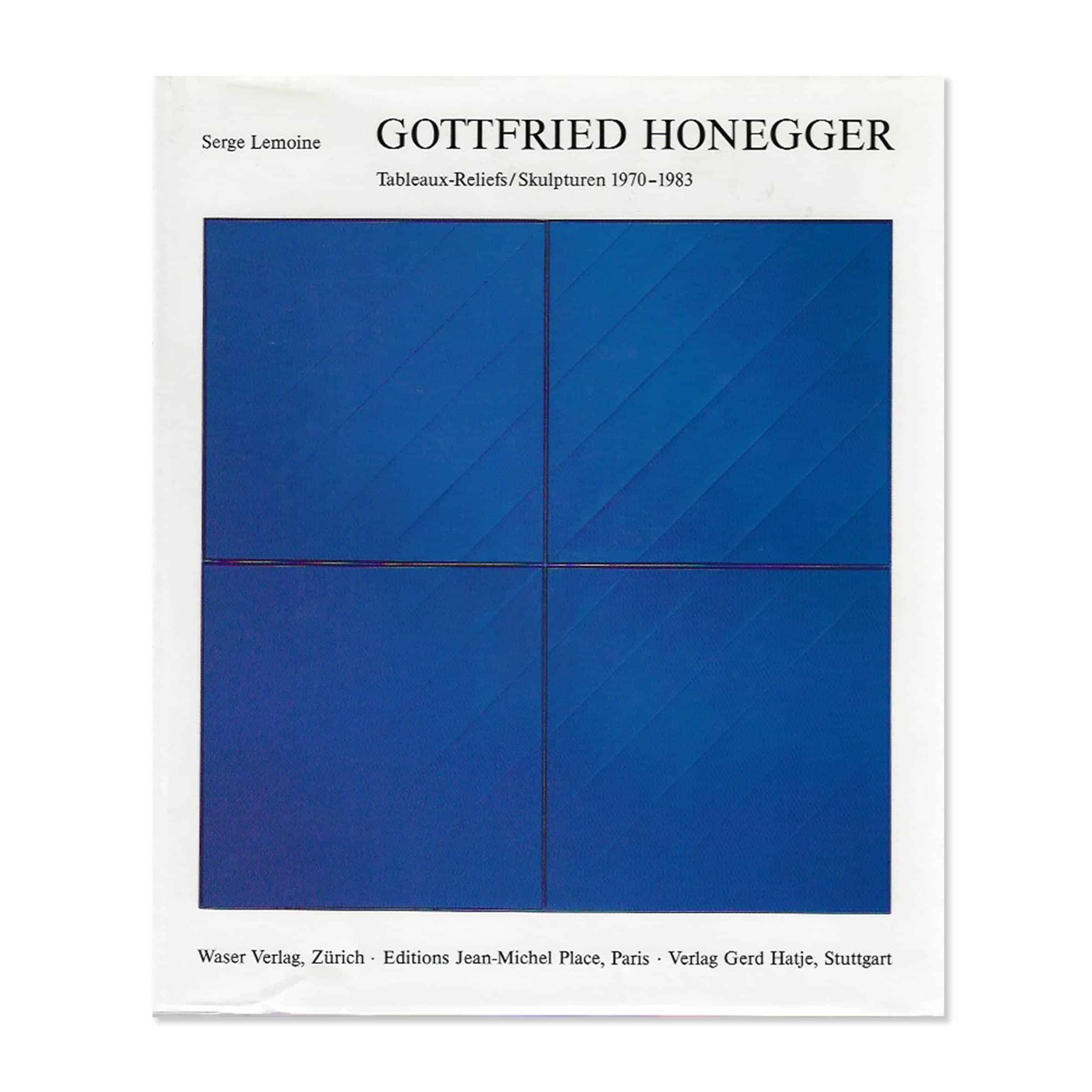 Gottfried Honegger. Cover view