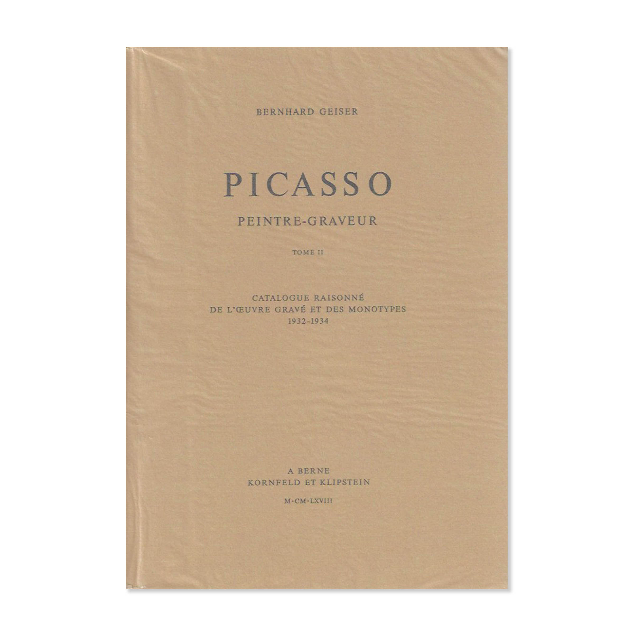 Picasso peintre-graveur tome II