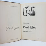 Paul Klee by Grohmann. Page view