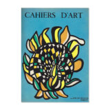 Revue Cahiers d'Art, 1954 rélié. Lithographie