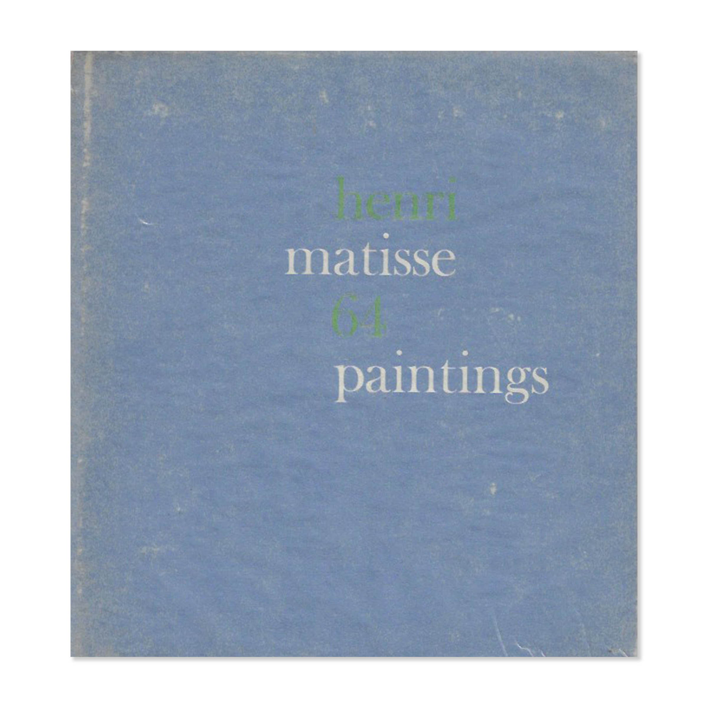 Matisse 64 paintings. Cover view