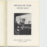 Nicolas de Stael L'oeuvre gravé